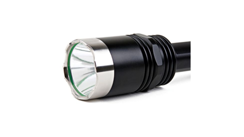 Guard Dog Security Solaire Rechargeable Tactical Flashlight, 5 Modes, 900 Lumen, Black, TL-GDS900