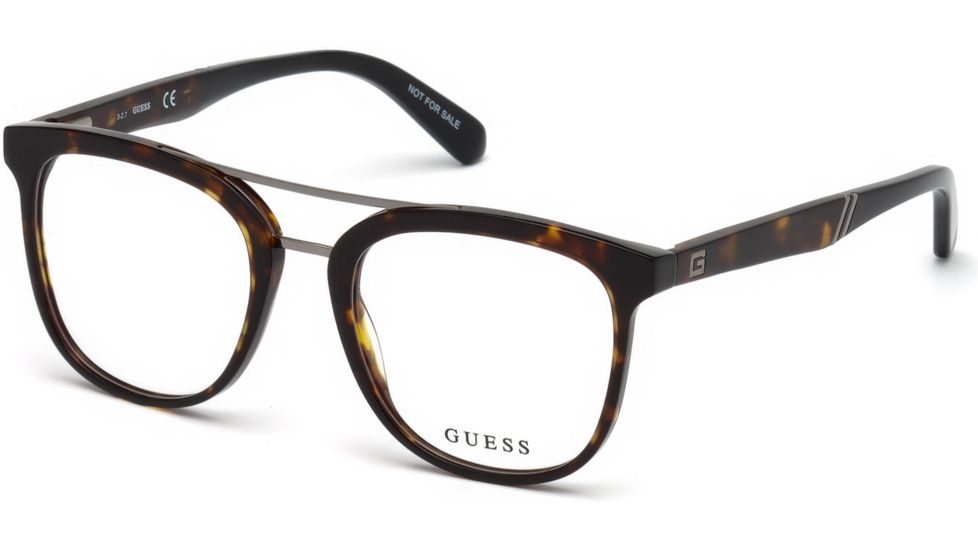 Guess GU1953 Eyeglass Frames - Dark Havana Frame Color, Dark Havana Lens Color