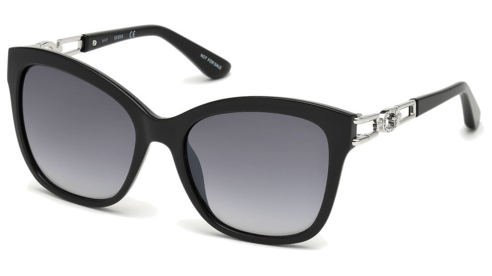 Guess GU7536-S Prescription Sunglasses GU7536-S5505B - Lens Diameter 55 mm, Frame Color Black
