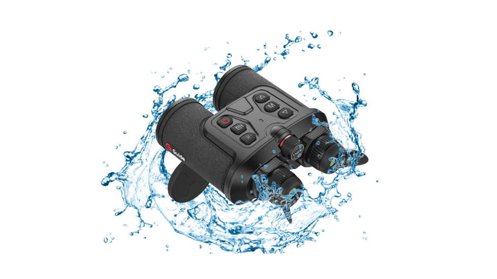 Guide USA TN series LRF TN430 2.3-9.2x30mm Thermal Binocular, 400x300, Black, TN430LRF