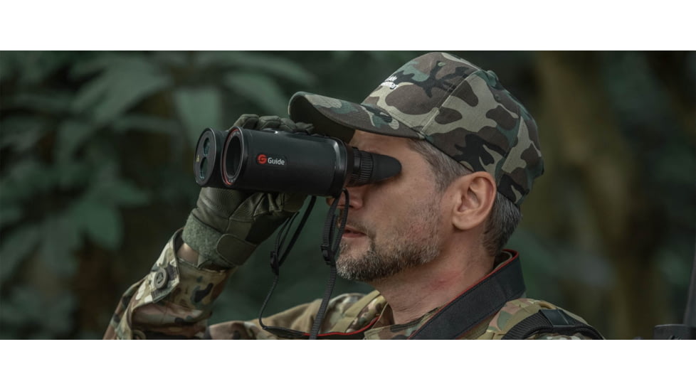 Guide USA TN series LRF TN430 2.3-9.2x30mm Thermal Binocular, 400x300, Black, TN430LRF