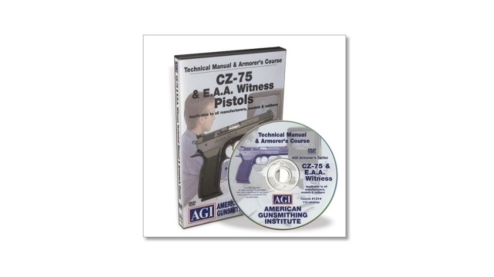 Gun Video DVD - AGI: CZ-75, EA Witness X0473D