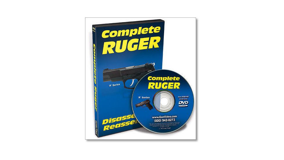 Gun Video DVD - Complete Ruger Disassembly/Reassembly X0010D