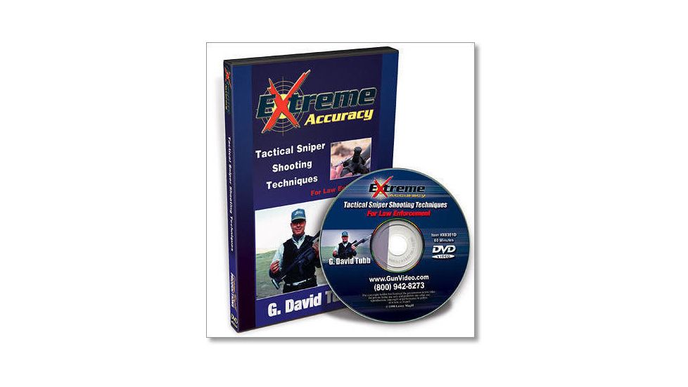 Gun Video DVD - Tactical Sniper Shooting Techniques with G. David Tubb X0351D