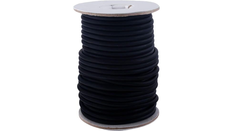 GWS Rubber Tubing 50 ft. Black, Black, 33709