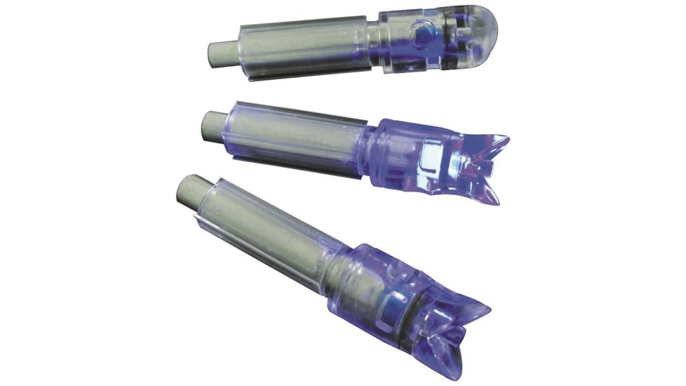GWS Lighted Crossbow Nocks, Blue, Pack of 3, 7400