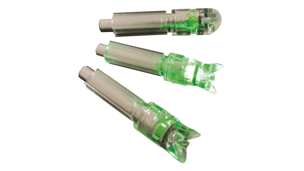GWS Lighted Crossbow Nocks, Green 3 pk. 73000