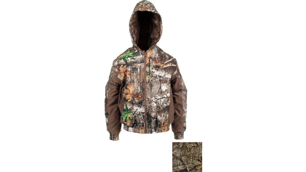 Habit Cedar Insulated Waterproof Bomber - Boy's, Realtree APX, Large, WJ663-R-8-6-YL-3Q6