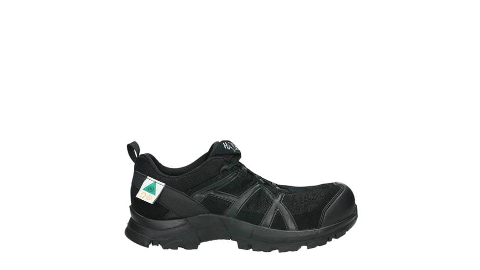 HAIX 42.1 Low Black Eagle Safety Boot, 8.5US, Wide, Black, 8.5, 610013W-8.5