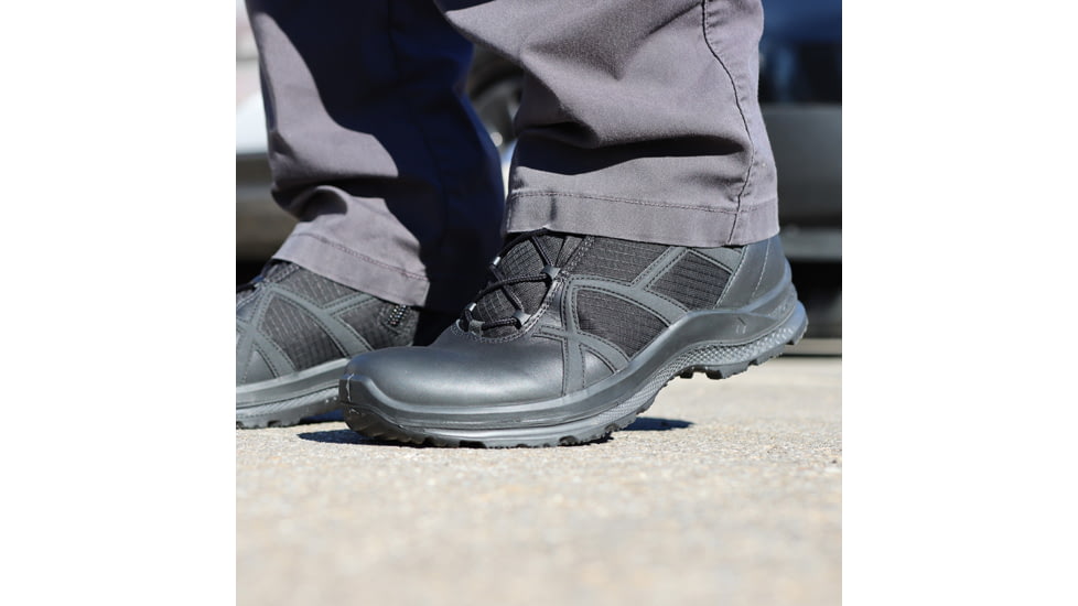 HAIX BE Athletic 2.1 T Boots - Unisex. 10.5 US, Medium , 6in, Black, 10.5, 330113M-10.5