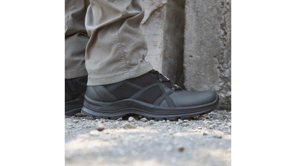 HAIX BE Athletic 2.1 T Boots - Unisex. 10.5 US, Medium , 6in, Black, 10.5, 330113M-10.5