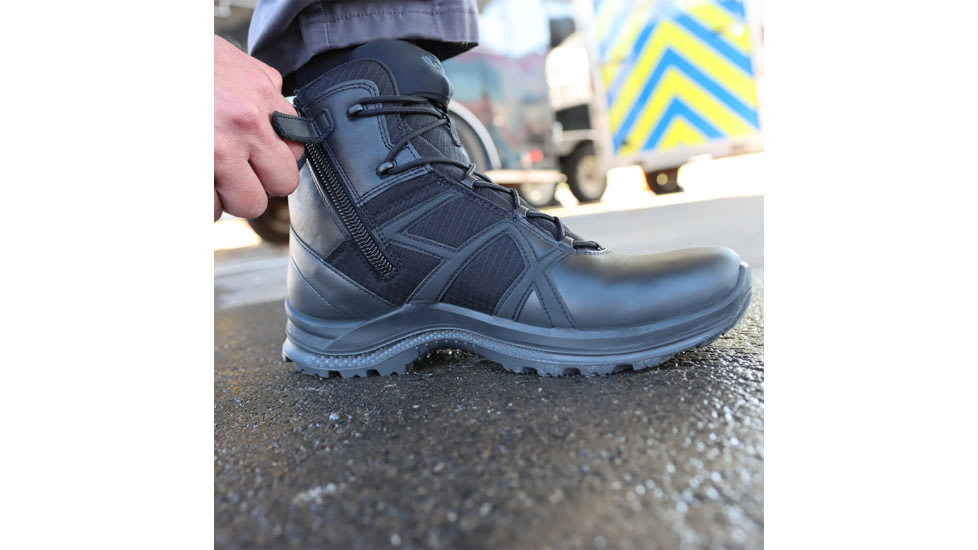 HAIX BE Athletic 2.1 T Boots - Unisex. 10.5 US, Medium , 6in, Black, 10.5, 330113M-10.5