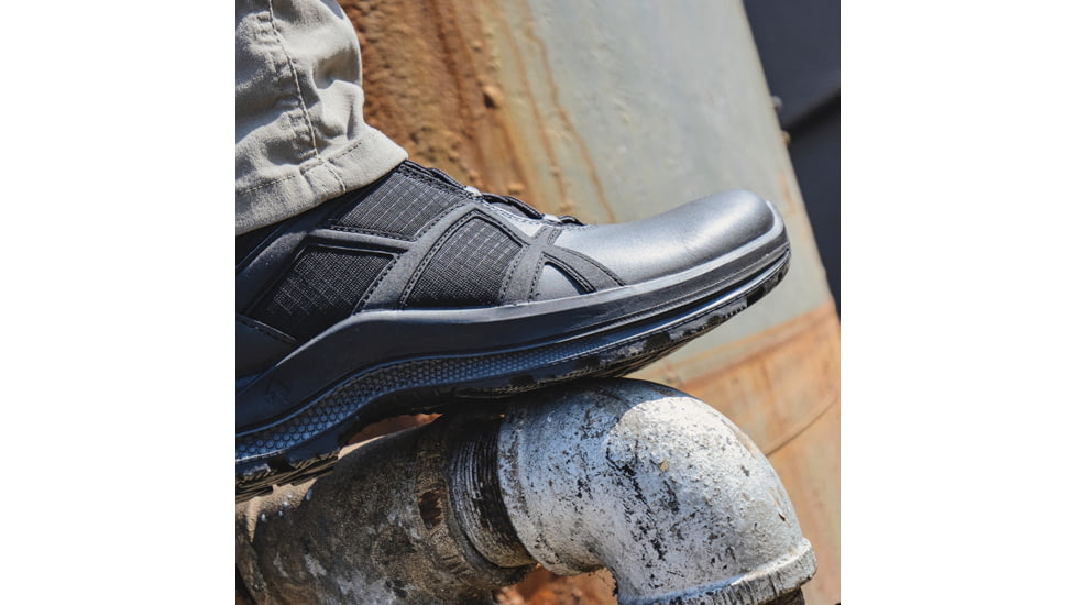 HAIX BE Athletic 2.1 T Boots - Unisex. 10.5 US, Medium , 6in, Black, 10.5, 330113M-10.5