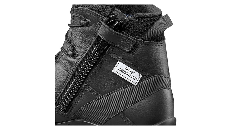 HAIX Black Eagle Safety 55 Mid, Side-Zip, Women's Boots, Black, 10.5 Medium, 620013M-10.5