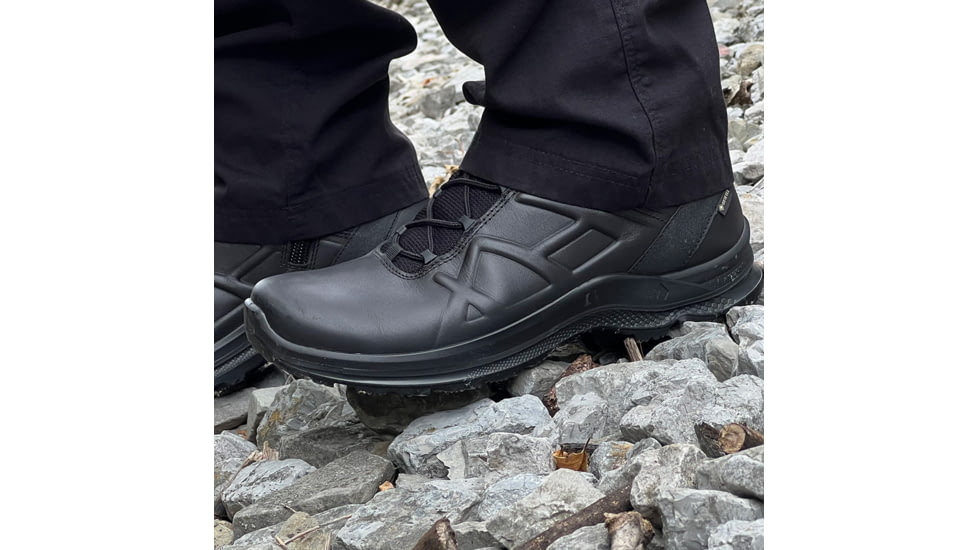 HAIX Eagle Tactical 2.0 GTX Mid Side Zip Boots - Mens, Black, 8.5 US, Wide, 340043W-8.5