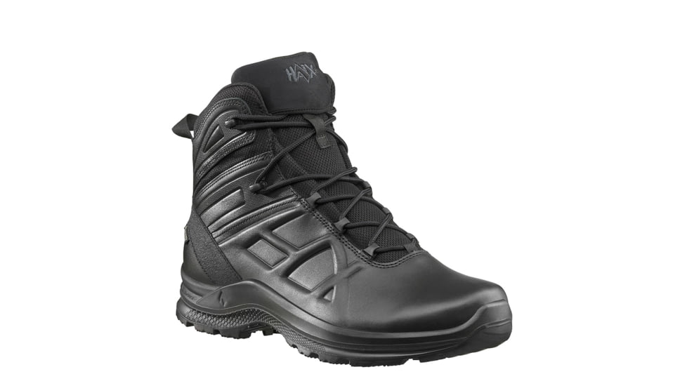 HAIX Eagle Tactical 2.0 GTX Mid Side Zip Boots - Mens, Black, 8.5 US, Wide, 340043W-8.5