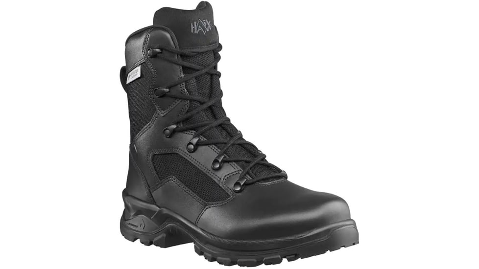 HAIX Trooper GTX Side Zip Duty Boots - Mens, Wide, Black, 10, 206287W-10