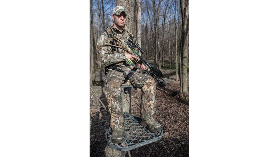 Hawk Treestands Helium XL Treestand, Gray, 2021