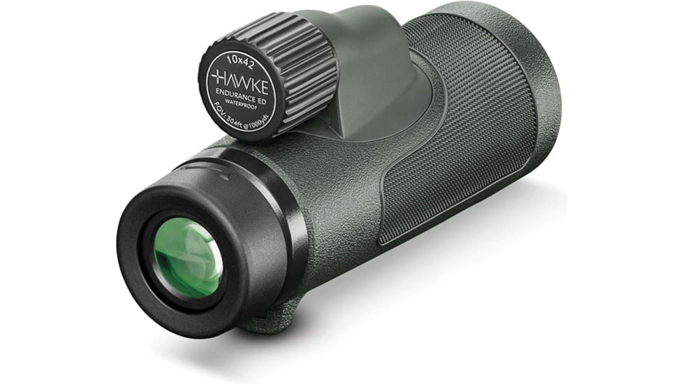 Hawke Sport Optics Endurance ED 10x42mm Monocular, Green, 36321