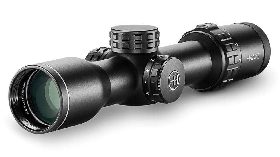 Hawke Sport Optics XB Zoom Crossbow Scope XB30 FFP 2-8x36 470-510 fps, Black, 12322