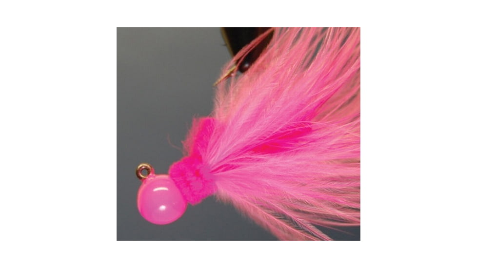 Hawken Outdoors Aerojig Marabou Jig 1/4 oz, 1/0 Hook, Pink, AJM14114