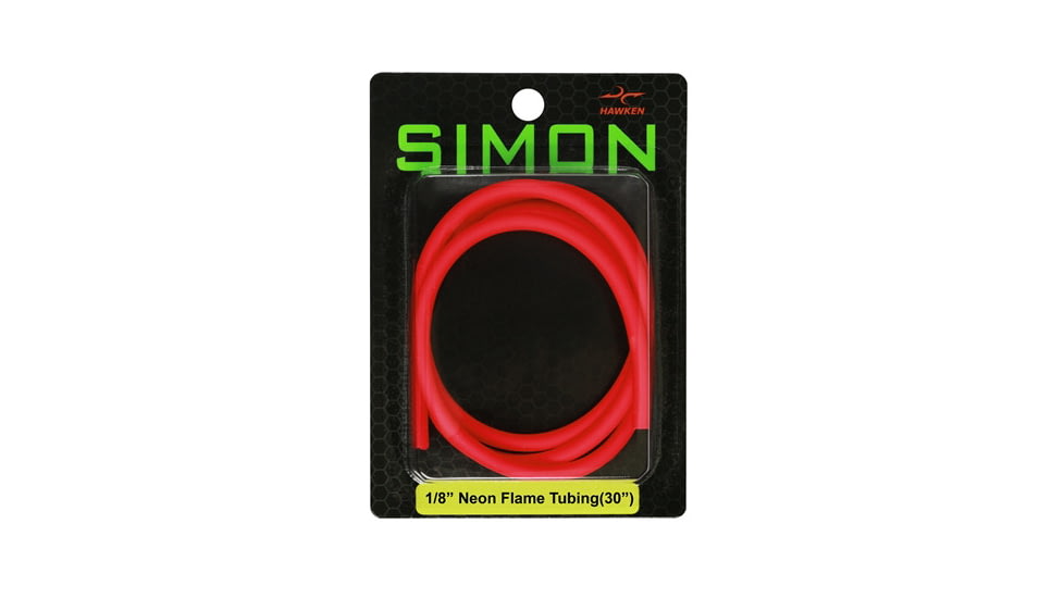 Hawken Outdoors Hawken Simon Spinner Tubing 1/8in, 30in, Flame, TUBE18 FL
