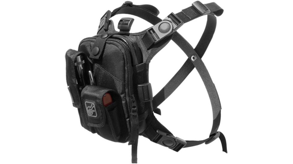 Hazard 4 Covert RG Escape Nylon Chest Holster, Black, CVT-RG-ESCP-BLK
