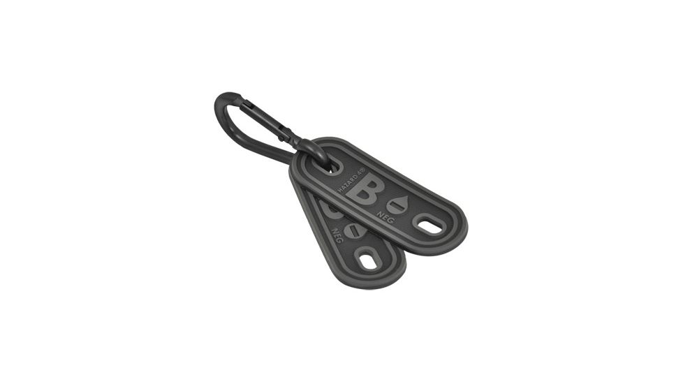 Hazard 4 B- Blood Type Marker, 2 Pack, Black, PAT-BLD-B-NEG-BLK