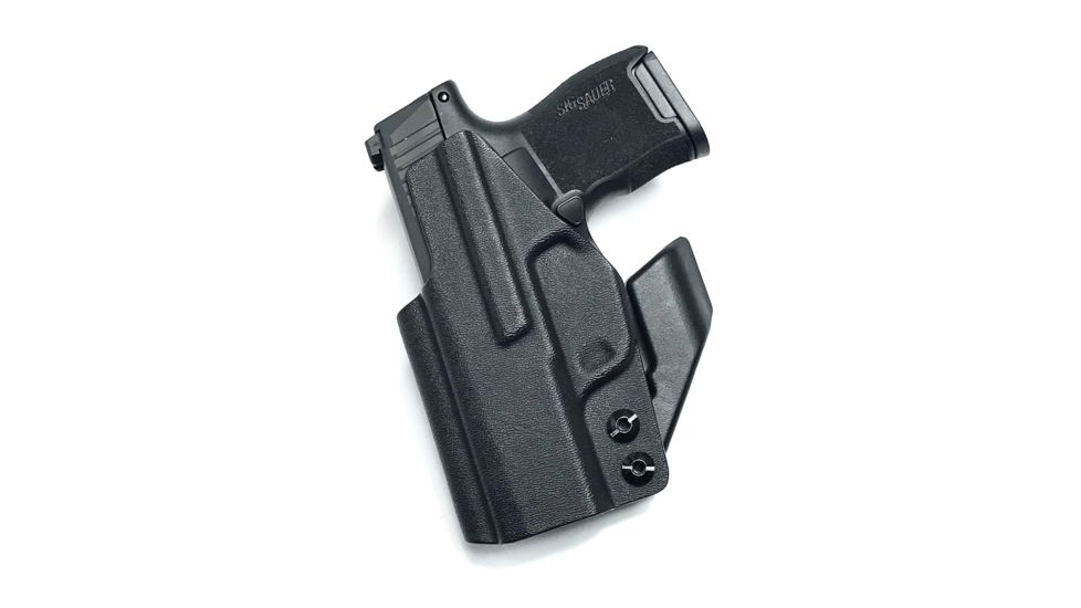 Hazmat Holster Works NV3 AIWB/IWB Kydex Holster, Sig Sauer P365, Ambidextrous, Black, 10014