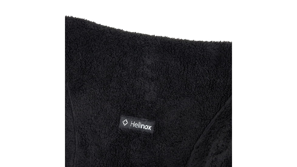Helinox Fleece Seat Warmer Fitted Chair One Cover, Black, 10003305