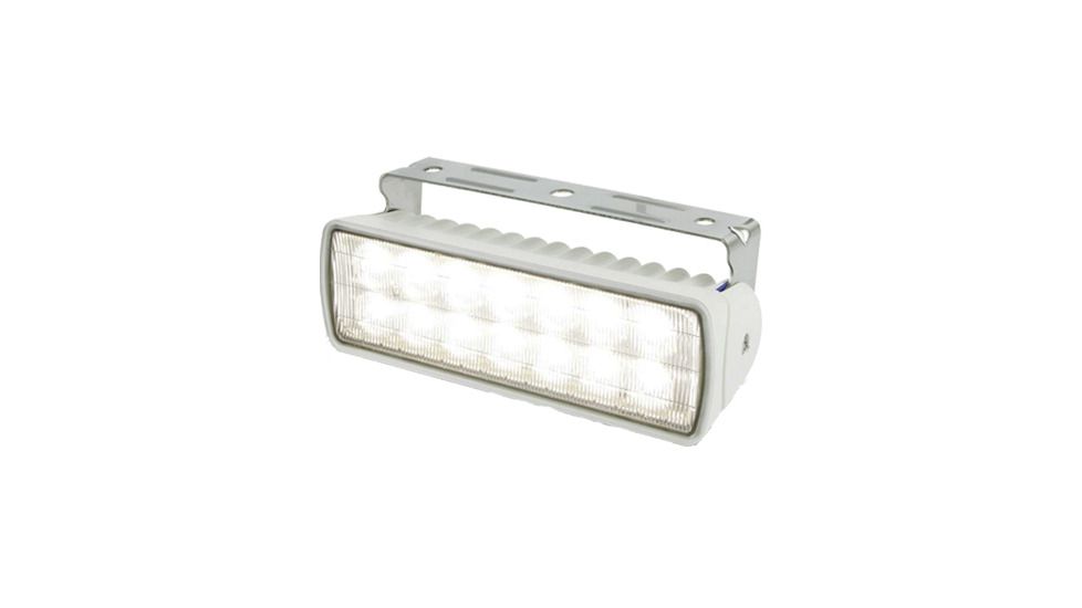 Hella Marine Sea Hawk-XLR 1300 Lumens LED Floodlight w/ Housing, White, 980740011