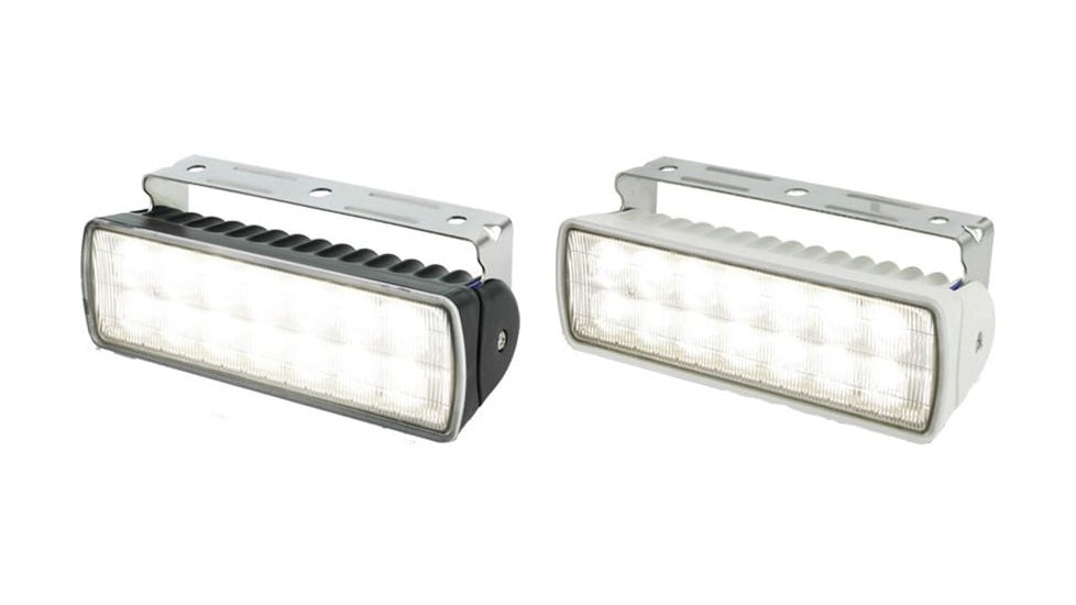 HELLA Flood Light, LED, 1300 Lumen, Black, White
