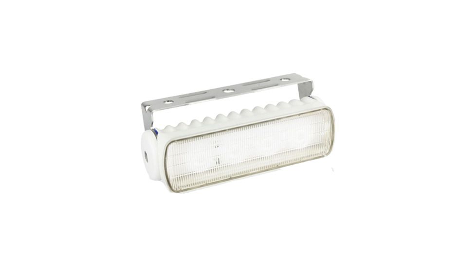 Hella Marine Sea Hawk-R 550 Lumens LED Floodlight w/ White Housing, White, 980573021