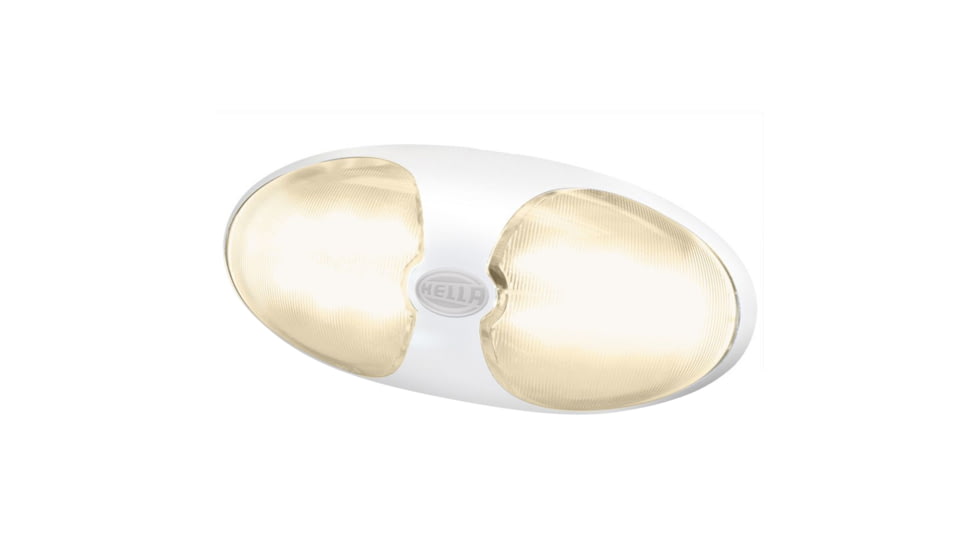 Hella Marine DuraLED 12 Interior/Exterior LED Lamp w/ White Housing, Warm White, 959700701