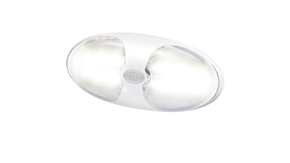 Hella Marine DuraLED 12 Interior/Exterior LED Lamp w/ White Housing, White, 959700101