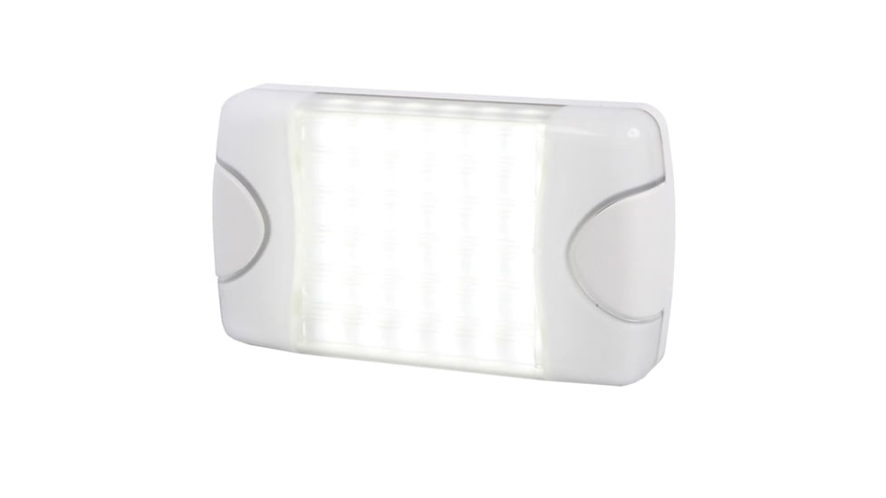 Hella Marine DuraLED 36 Interior/Exterior Lamp w/ Clamshell, White/White, 959037521
