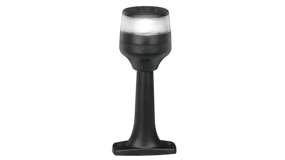 Hella Marine NaviLED 360 Compact All Round 2nm LED Lamp, Fold Down Base, Fixed Mount, 2 Nautical Miles Visibility, Black, 6in, 980960201