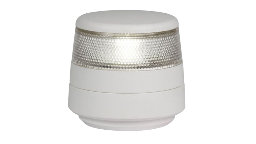 Hella Marine NaviLED 360 Compact All Round LED White Navigation Lamp w/ Fixed Mount, White Base, 2nm, 980960011