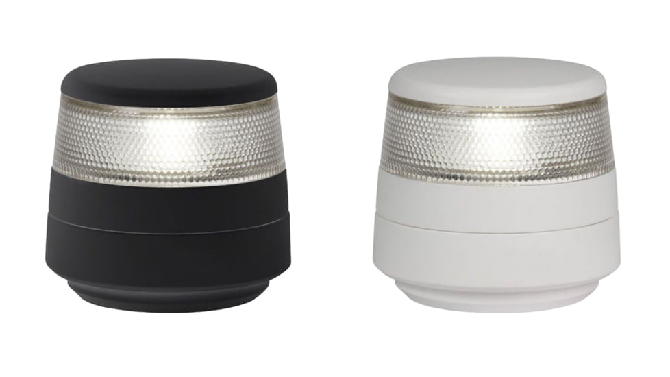 Hella Marine NaviLED 360 Compact All Round White Navigation Lamp, Black, White