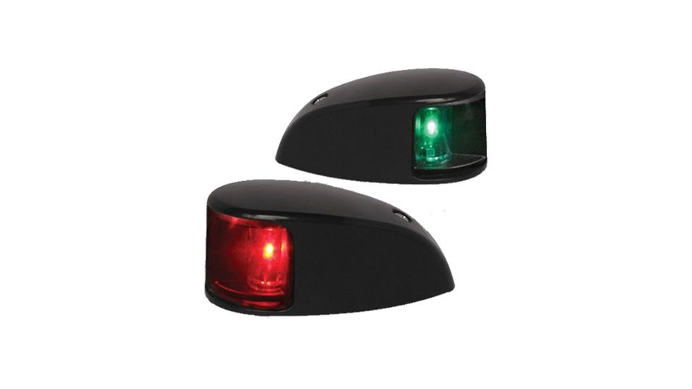 HELLA Nav Light LED, Pair, 2nm, Color Lens, Black HL-980620801