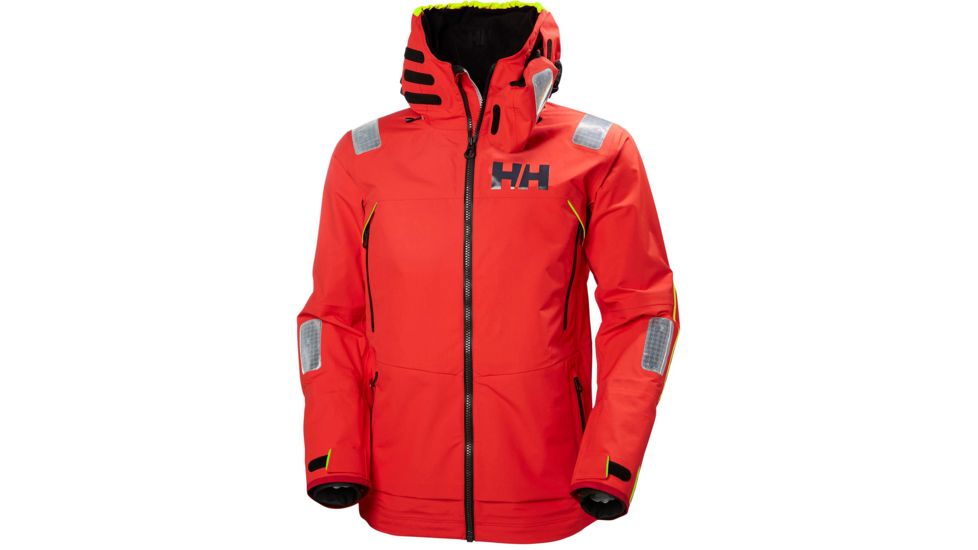 Helly Hansen Aegir Race Jacket - Mens, Alert Red, Small, 33869-222-S