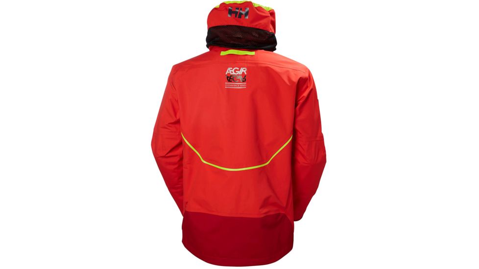 Helly Hansen Aegir Race Jacket - Mens, Alert Red, Small, 33869-222-S