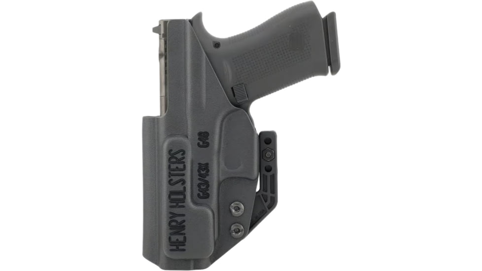 Henry Holsters Flint .093 Boltaron Glock 48/43x/48/MOS Compact IWB Holster-Partial w/ DCC Mod4s