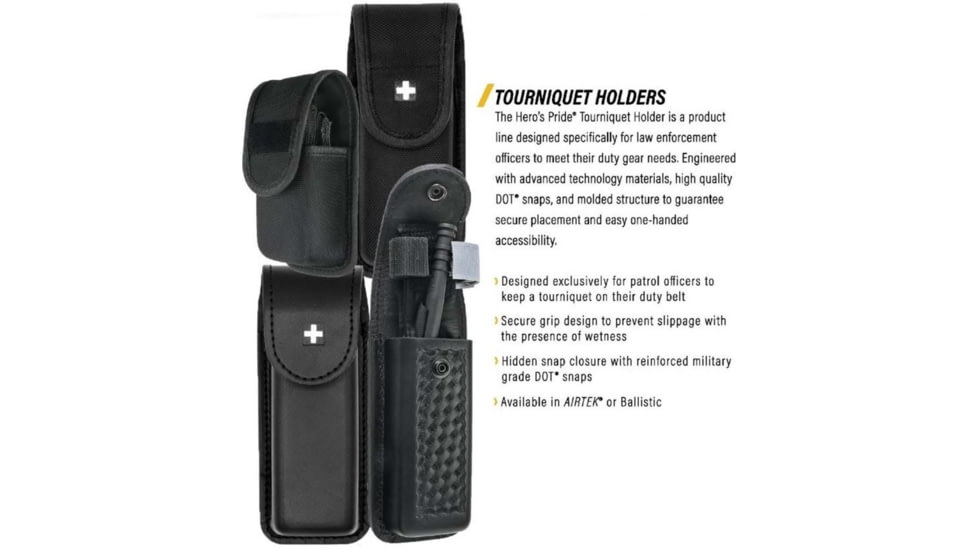 HEROS PRIDE Ballistic Short Tourniquet Holder, 1680 Denier, 1118-1