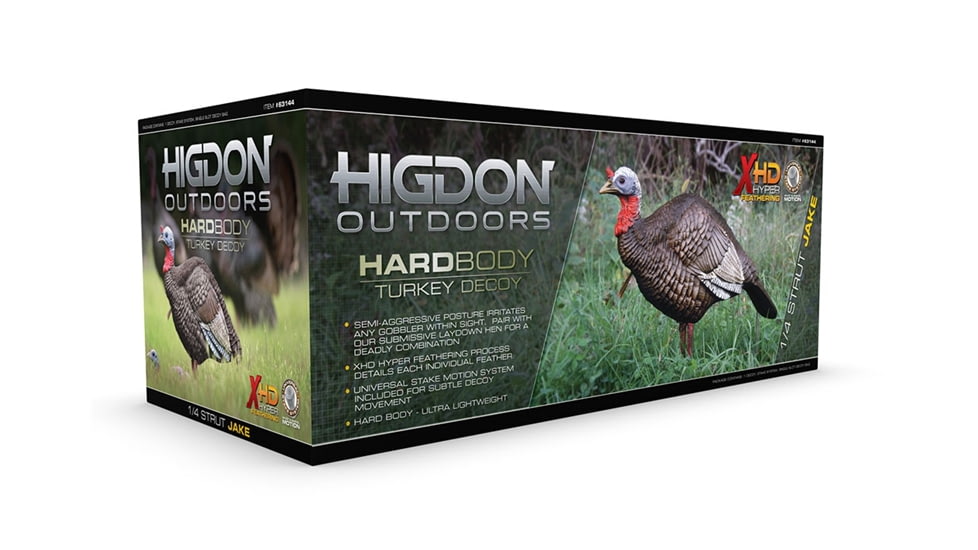 Higdon Outdoors Hard Body 1/4 Strut Jake Turkey Decoy, 63144