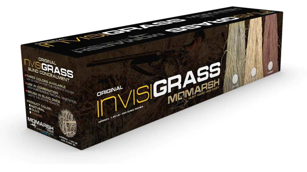 Higdon Outdoors MOmarsh Invisi-Grass Original 1.25lb Hunting Grass, Natural, 31323