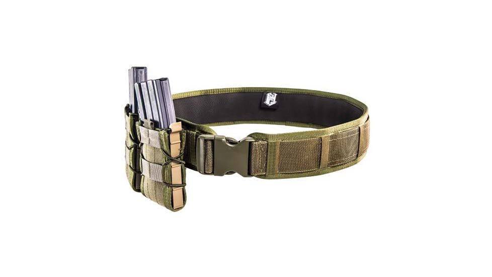 High Speed Gear HSGI LASER Duty-Grip Padded Belt-XL, Olive Drab, 48 in end to end, 33DG03OD