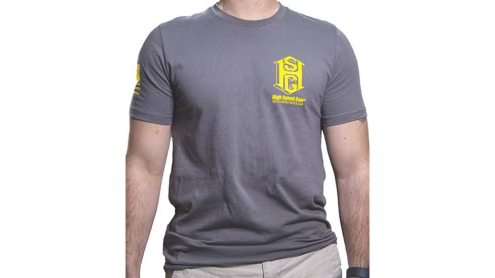 High Speed Gear HSGI Short Sleve T-Shirt, Wolf Gray, Extra Large, 90SH13WG