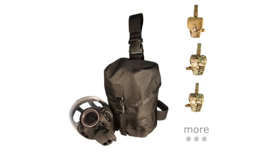High Speed Gear HSGI V2 Gas Mask Pouch, Black, Coyote Brown, MultiCam, MultiCam BK, Olive Drab, Wolf Gray