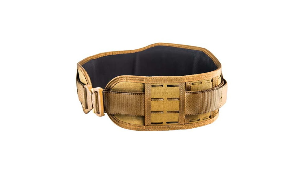 High Speed Gear Laser Sure Grip Padded Belt, Slotted, Small, Coyote Brown, 33LB00CB